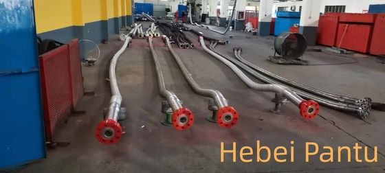 ποιότητας  3 1/8” flanged, 5,000 psi Coflexip hose for choke line with stainless steel protective flexible cover εργοστάσιο