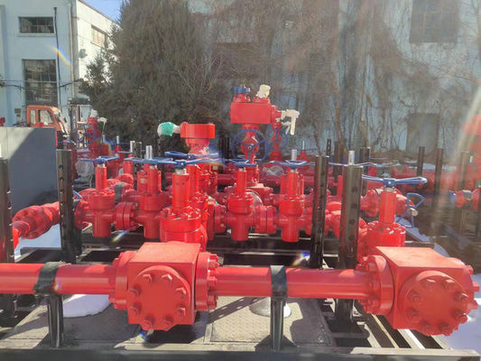 1 πολλαπλή πίεση θανάτωσης έμφραξης ίντσας υδραυλική με τις βαλβίδες έμφραξης