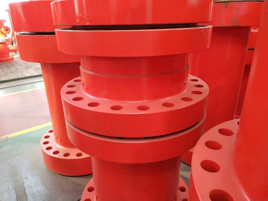 Τρυπώντας με τρυπάνι στροφίο χρώματος συνήθειας προσαρμοστών SUS διπλό στερεωμένο στη βιομηχανία φυσικού αερίου