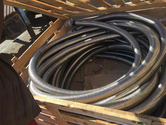 1» μάνικα ελέγχου αντίστασης πυρκαγιάς 10000psi θωρακισμένη ΙΠ με την ανοξείδωτη σύνδεση ένωσης σφυριών κάλυψης 304