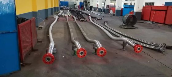 3 &quot;900LB Flanged 3 1/2&quot; ID High Pressure Coflexip Hose 5000 Psi Fire Retardant Hose Για πετρελαϊκό πεδίο API 16C