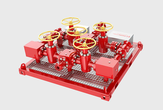 API 16C 3000psi πετρελαϊκό πεδίο Wellhead πνιγμός και να σκοτώσει πολλαπλασιαστή με βαλβίδες