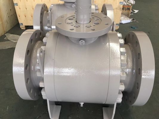 Ελέγχου αέρα ή υδραυλικού ελέγχου ASME B16.34 Υλικό Υδραυλική βαλβίδα σφαίρας για διακόπτη 12&quot; κλάση 300/600/900 -46-250C